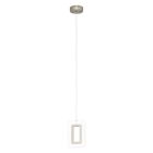 Nickel Pendelleuchte Kunststoff, Niels, 5W, 3000K LED