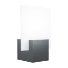 Schwarze moderne Außenleuchte Aluminium, Lilith, 6W, 3000K LED, IP44