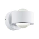 Weiße moderne Außenleuchte Aluminium, Lyn, 2W, 3000K LED, IP44