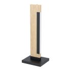 Holz Tischleuchte Braun, Ludovica, 6W, 3000K LED, mit Schalter