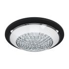 Schwarze Deckenlampe Stahl, Geeske, 11W, 3000K LED