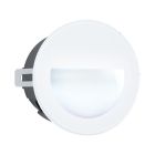 Weiße moderne Wandeinbauleuchte Außen Aluminium, Luigino, 2,5W, 4000K LED, IP65