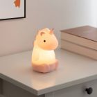 Rosa Kinderzimmer Tischleuchte Kunststoff, Unicorn, 5W, RGBW LED
