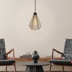 Braune landhaus Pendelleuchte Stahl, Yessica