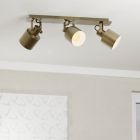 Goldene industrielle Deckenstrahler Aluminium, Kwinten