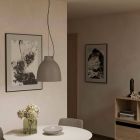 Taupe industrielle Pendelleuchte Aluminium, Thijs