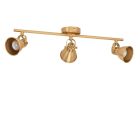 Goldene industrielle Deckenstrahler Aluminium, Tinke