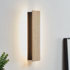 Holz Wandleuchte Schwarz, Zion, 12W, 3000K LED