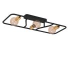 Goldene industrielle Deckenlampe Aluminium, Jaron