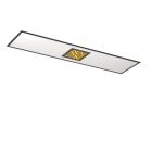Schwarze moderne Deckenleuchte Aluminium, Vinesh, 35W, warm- bis kaltweiß einstellbare LED, 3-stufig dimmbar