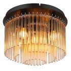 Bernstein design Deckenleuchte Glas, Genelva