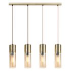 Bernstein design Pendelleuchte Glas, Xena