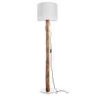 Holz Stehlampe Landhaus, Najima, mit Schalter