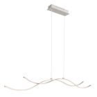 Nickel moderne Pendelleuchte Kunststoff, Terence, 30W, 3000K LED