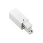 Weiße Anschlussdose, Erde links