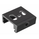 Schwarze Deckenhalterung