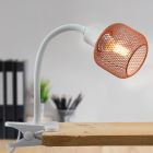 Industrielle Klemmspot Orange, Emado, mit Schalter