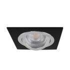 Aluminium Einbaustrahler Schwarz, Heido