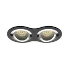 Aluminium Einbaustrahler Schwarz, Seidy