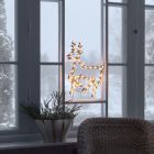 LED Window Silhouette Rentier, beidseitig beleuchtet mit 50 LEDs