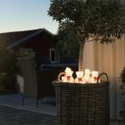 LED Eisbären mit Schleife, 3D Weihnachtsmotive - 5er Set, für den Innen- und Außenbereich