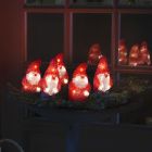 Rote Weihnachts 3D Weihnachtsfigur Acryl, Kerstmannen, 2W, 4000K LED, IP44