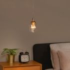 Transparente Pendelleuchte Modern, Berliane, 4W, 2700K LED