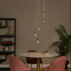 Transparente Pendelleuchte Modern, Berliane, 4W, 2700K LED