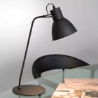Schwarze Schreibtischlampe Modern, Shadi, mit Schalter