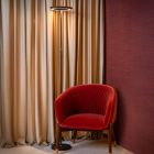 Schwarze Stehlampe Modern, Celeste, 21W, 2700K LED, mit Touch-Dimmer