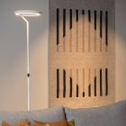 Weiße Stehlampe Modern, Celeste, 21W, 2700K LED, mit Touch-Dimmer