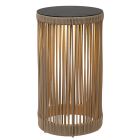 Taupe aufladbare Stehlampe Modern, Pingi, 3W, 3000K LED, IP44, 3-stufig dimmbar