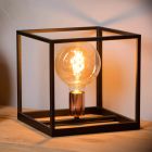 Schwarze Tischleuchte Modern, Arthur, mit Schalter