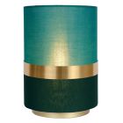 Goldene Tischleuchte Retro, Tusse, mit Schalter