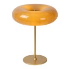 Taupe Tischleuchte Retro, Sentino, mit Schalter