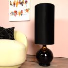 Schwarze Stehlampe Retro, Esterad, mit Schalter