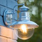 Chrom Außenleuchte Modern, Figo, IP44