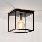 Goldene Deckenlampe Modern, Ruben