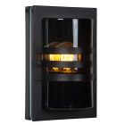 Schwarze Außenleuchte Modern, Privas, IP44