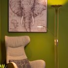 Bronze Leselampe Stehlampe Modern, Champion, 20W, 3000K LED, mit Schalter