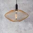Goldene Pendelleuchte Modern, Mesh