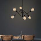 Schwarze Pendelleuchte Modern, Lester