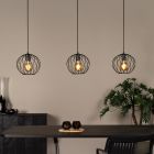 Schwarze Pendelleuchte Antik, Danza