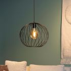 Schwarze Pendelleuchte Antik, Danza