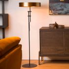 Goldene Stehlampe Modern, Giada, mit Schalter