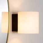 Weiße Wandleuchte Modern, Jelte, IP44