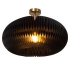 Papier Deckenlampe Schwarz, Armoni