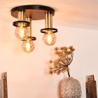 Goldene Deckenlampe Modern, Anaka
