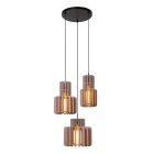 Taupe Pendelleuchte Modern, Rollo
