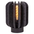 Graue Tischleuchte Modern, Rafal, mit Schalter